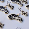 foto-3.jpeg Vintage Car Key Ring - Beetle - VW