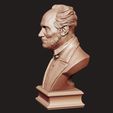 06.jpg Arthur Schopenhauer 3D printable sculpture 3D print model