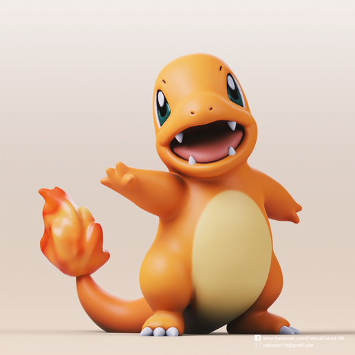Charmander(Pokemon) 3D model