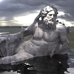 untitled.780.png Download OBJ file Zeus Statue Ruin 3D • 3D print template, aramar