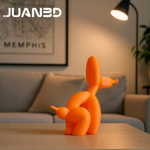 Perro_Globoflexia.png ESCULTURA DE CÃO COM EFEITO BALÃO - PORTA-CHAVES