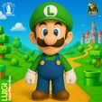 91.jpg Luigi - Super Mario Fan Art 3D Model