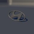 19.jpg Hyundai Badge 3D Print