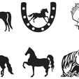 2019-02-19-3.png Vector Laser Cutting - 30 Draft Horses