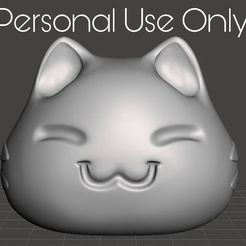 Personal Use Only Tabby Slime with Lucky Cat BONUS FILE