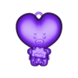 Tata Keychain STL.stl Keychain - BT21 BABY and minini figures - BTS - PACK 2