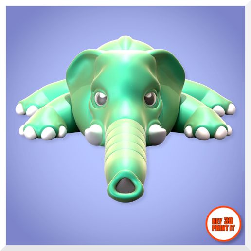 shadowcatcher_printinplace_articulated_elephant_v06.jpg Print In Place Articulated Baby Elephant