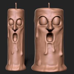Free STL file Funny Cartoon Christmas Candle ( no 1 of 4) 🎄・3D printer  model to download・Cults