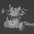 GROT_GUNNER_WHEELED_BASE1.png ORC WAR LORD IN MECHA ARMOR BY YGRECK