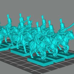NMV_FR_CC_1800_Officer_charge.jpg 6MM to 22MM NAPOLEONIC FENCH CHASSEUR A CHEVAL 1800 CAMPAIGN DRESS CHARGING-OFFICER