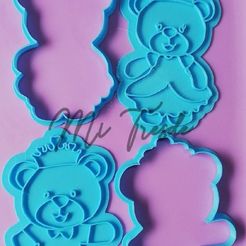 osos-ambos-foto.jpeg Archivo STL oso rey y osa reina・Modelo para descargar e imprimir en 3D
