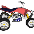 3.png ATV CAR TRAIN RAIL FOUR CYCLE MOTORCYCLE VEHICLE ROAD 3D MODEL 7