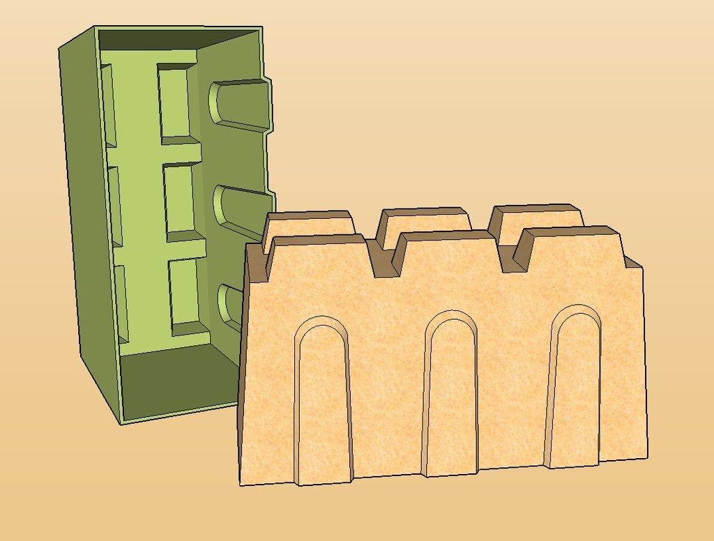 Wall_display_large.jpg STL-Datei Ultimate Sandcastle Kit kostenlos・Vorlage für 3D-Drucker zum herunterladen, Lurgmog