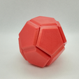 p5.PNG Soccer Ball, Foldable Dodecahedron, Using Flexible Filament