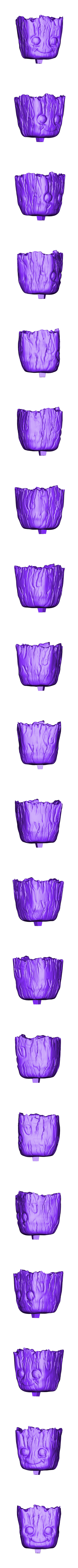 Head_slice.stl Baby Groot Vase 3D print model