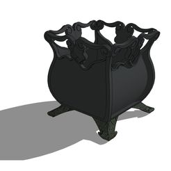 flower-pot.jpg STL-Datei Blumentopf・Modell zum Herunterladen und 3D-Drucken