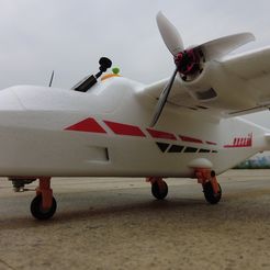 DJI_0014.jpg Download STL file Steerable Landing Gear For RC Airplanes • 3D printable model, alishanmao