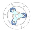 planetary gear set principle2.jpg STL-Datei 1 stage planetary gear set・Modell zum Herunterladen und 3D-Drucken
