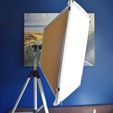 DSC_9351.jpg STL file DIY Softbox, Handmade softbox for photography, softbox holder・3D printable model to download