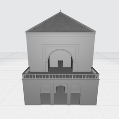 1.png Файл STL Менара Марракеш Марокко・Шаблон для 3D-печати для загрузки