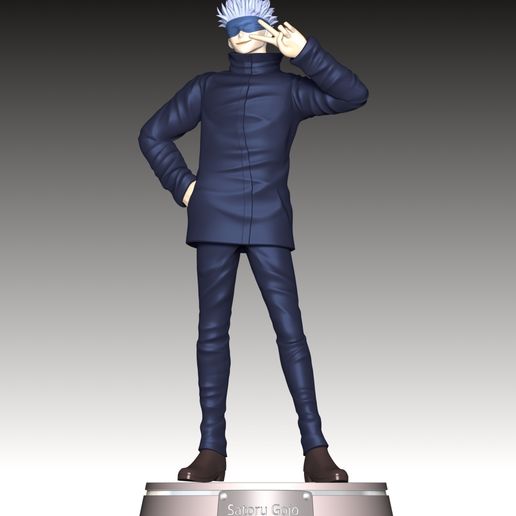 💬 Satoru Gojo - Jujutsu Kaisen・ 3D File for 3D printing・Cults