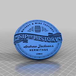 hmLiFGZlt2V.png Fichier STL gratuit Andrew Jackson Hermitage 2021 Une gorgée d'histoire・Modèle pour imprimante 3D à télécharger