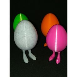 fc2fdcbf7c153fcacb760a6b236b5d58_preview_featured.jpg Free STL file Googie - Easter Egg with Legs・3D printing model to download
