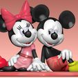 25.jpg Mickey and Minnie mouse for 3d print STL