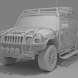 HummerH2-005.png Hummer H2 2003 With Exo-skeleton 3D model