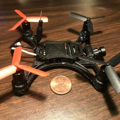 IMG_2959.JPG Free STL file FPV Mini Quadcopter SciSky Brushed FlightController・3D print design to download