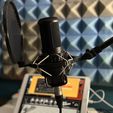 58635ae2-1a8f-4ded-a506-6eef5ee2c7c9.jpg Shock mount for microphone AKG 120 with a 3d printed Pop Filter