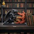 798.jpeg Suporte para livros Toothless - Suporte para livros Toothless de How Train Your Dragon