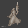 pose-A-back.png Cyberpunk spy (A model) for 32mm wargames