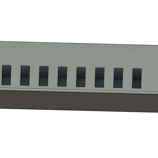 pendrive wall organizer - 3D model önizlemesi
