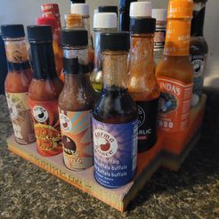 Présentoir à sauces chaudes pour les sauces chaudes artisanales