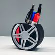 3.jpg 3D Printable Car Wheel Desktop Accessory
