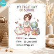mfdos8.png First Day of School Sign Template | Customizable Canva School Board (Digital Download)