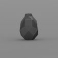 2.63.jpg Faceted Teardrop Vase – Low Poly Design