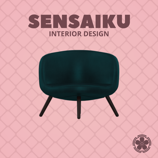 Miniature Replica 1:12 Bjarke Ingels 13. Via 57 Chair for Miniature Dollhouse - 3D Print Instant Download - Miniature Furniture Designer Series