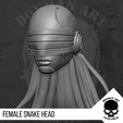 7.png Female Snake Head for action figures