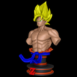 render_21.png Goku super sayajin bust - Dragon Ball Z