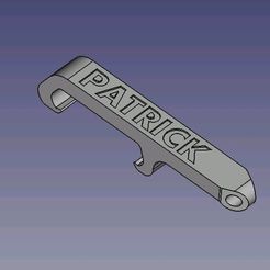 décapsuleur-Patrick.JPG STL-Datei Taschen-Flaschenöffner PATRICK・3D-Drucker-Vorlage zum herunterladen