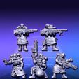 postapo3greensquad.jpg Scandalously Huge Postapocalypse Scavenger Force Builder! (10 minis - 256 bits)