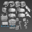 canva-32.png Alpha 9 armor variants 3d model halo 3 odst spartan collection