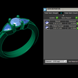 gem.png Luxurious Gold Ring with Ruby 3D print model