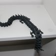 IMG_2800.jpg articulated and dismountable scaly dragon / without stand / STL