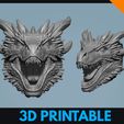 Drogon_CgtraderMain.jpg Drogon Dragon Game Of Thrones Fan Art Inspired 3D print model
