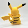 Pikachu-Back.jpg Pikachu 3D Pokémon Pokemon Model