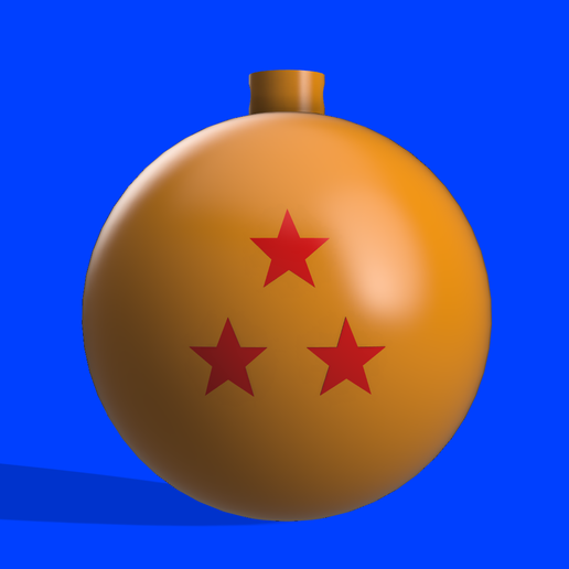 fichier-stl-dragon-ball-three-stars-christmas-ornament-dragon-ball