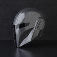im2.jpg Helmet inspired by the Mandalorian helmet